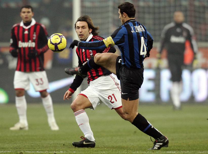 Andrea Pirlo passa al Milan nel 2002. E&#39; l&#39;inizio di una fantastica carriera. Ansa